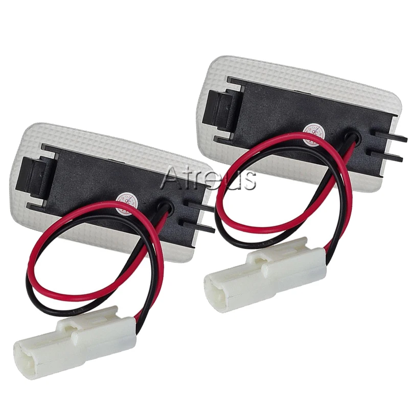 Mutips автомобиля светодиодный дверь приветственное оповещение дневные ходовые