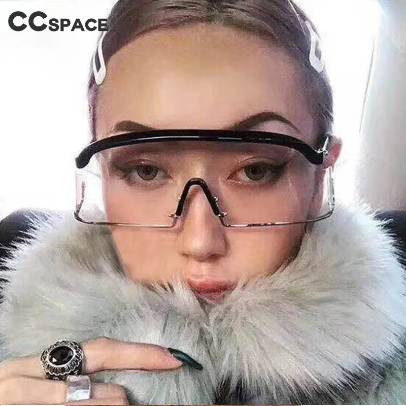 47153 поляризационные прямоугольные солнцезащитные очки с одной линзой, очки для ухода за глазами, модные очки для мужчин и женщин, большая оправа, солнцезащитные очки UV400