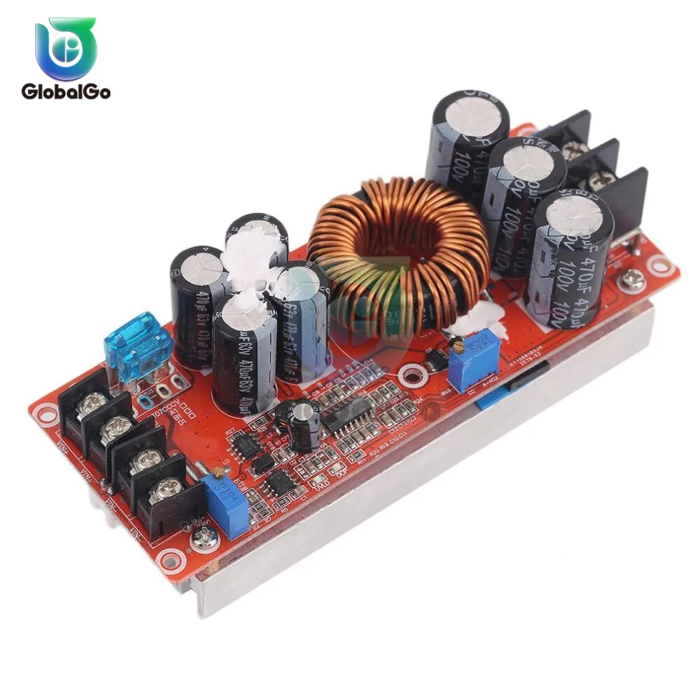 1200 Вт 20A DC преобразователь источник питания Повышающий Модуль 8-60 в 12-83