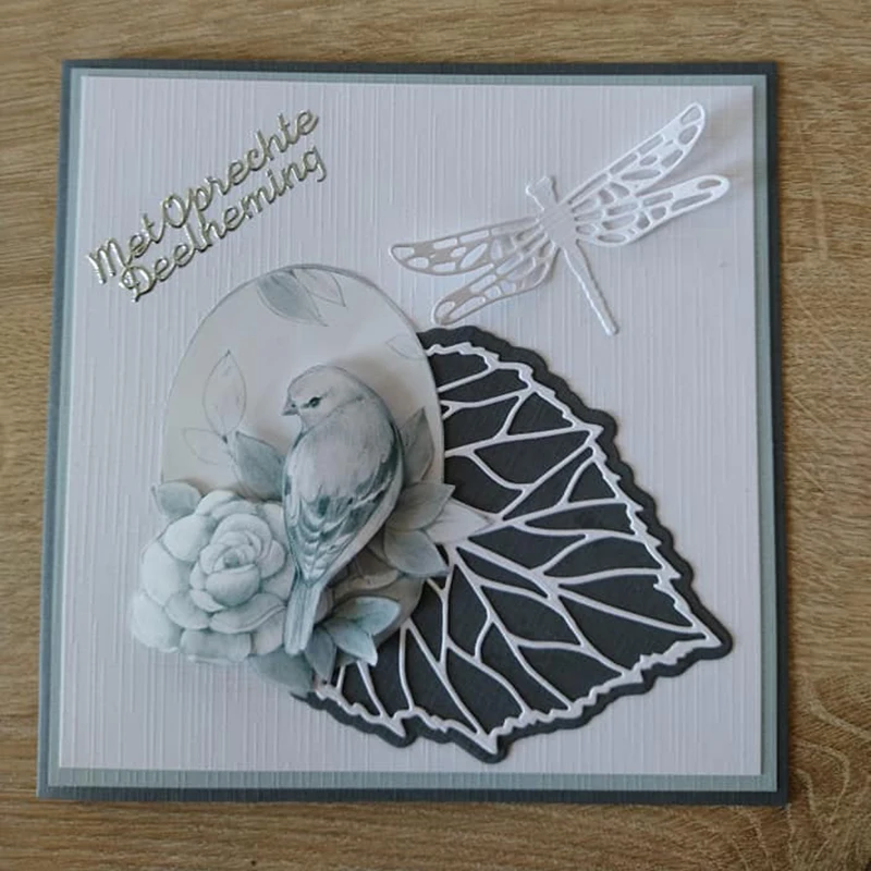 

Hollow Dragonfly New Design Metal Cutting Dies Craft Stencil Diy Scrapbooking Handmade Card Make Shape Album Decoration Model