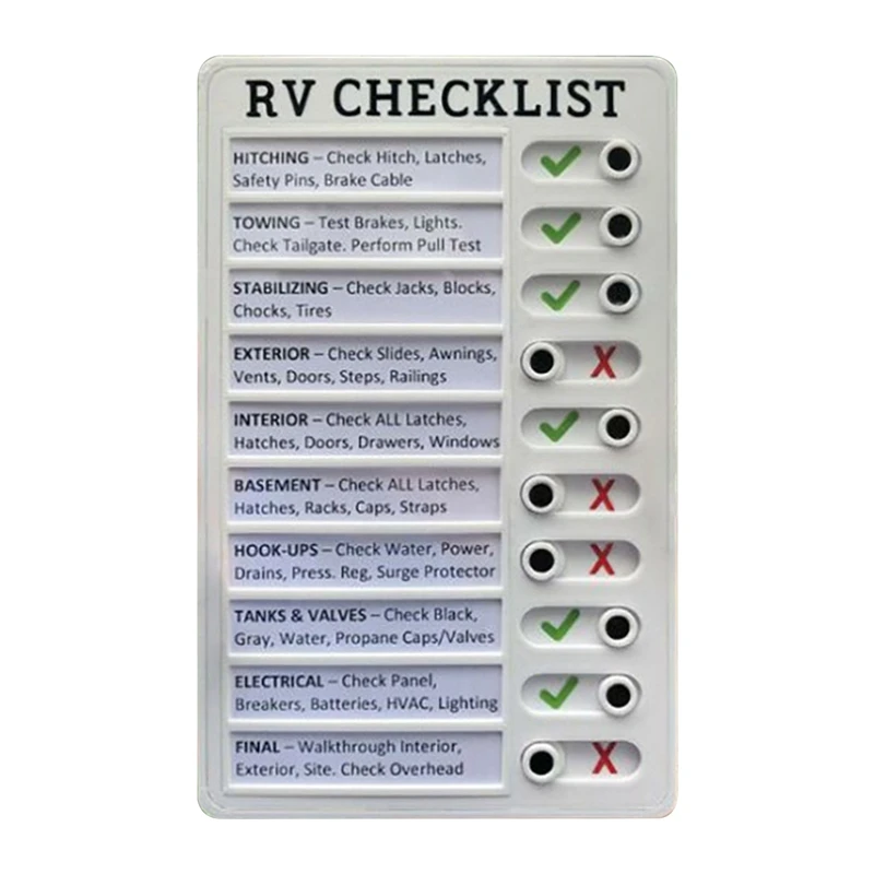 

Checklist Note Marker Board Removable Chores Reusable Note Pad for Home Camping to Do List Chore Chart