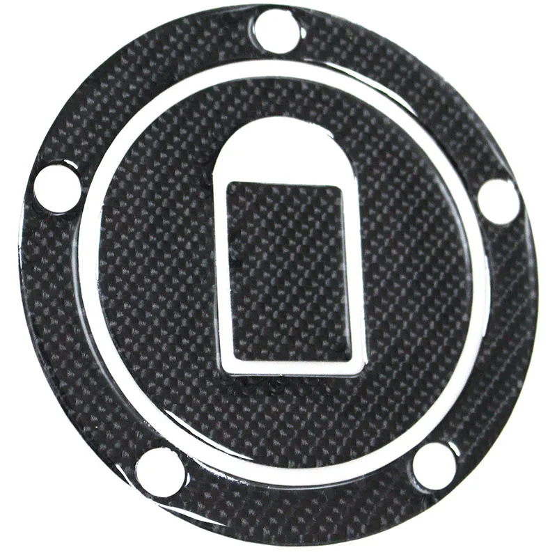 

K-sharpK-CGTCP3D Carbon Fiber Tank Gas Cap Pad Pad Filler Cover Sticker decals Fit KAWASAKI 99-06 ZX-6R ZX-9R ZX-10R Z1000 Z750