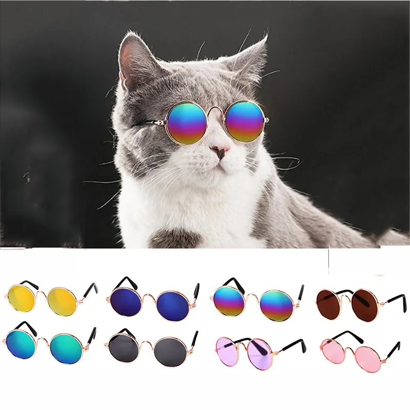 Dog Cat Pet Glasses For Products Eye-wear Sunglasses Pnewos Props Accessories Supplies 1PCnew | Дом и сад