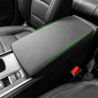 Автомобильный аксессуар, подлокотник из кожи и микрофибры для центральной консоли, обшивка для Honda Accord 10th Gen 2018 2019, тип эластичной ленты