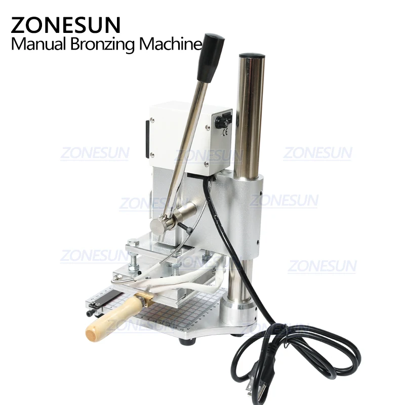 ZONESUN ZS 100 модернизированная Бронзирующая машина для горячего тиснения фольгой