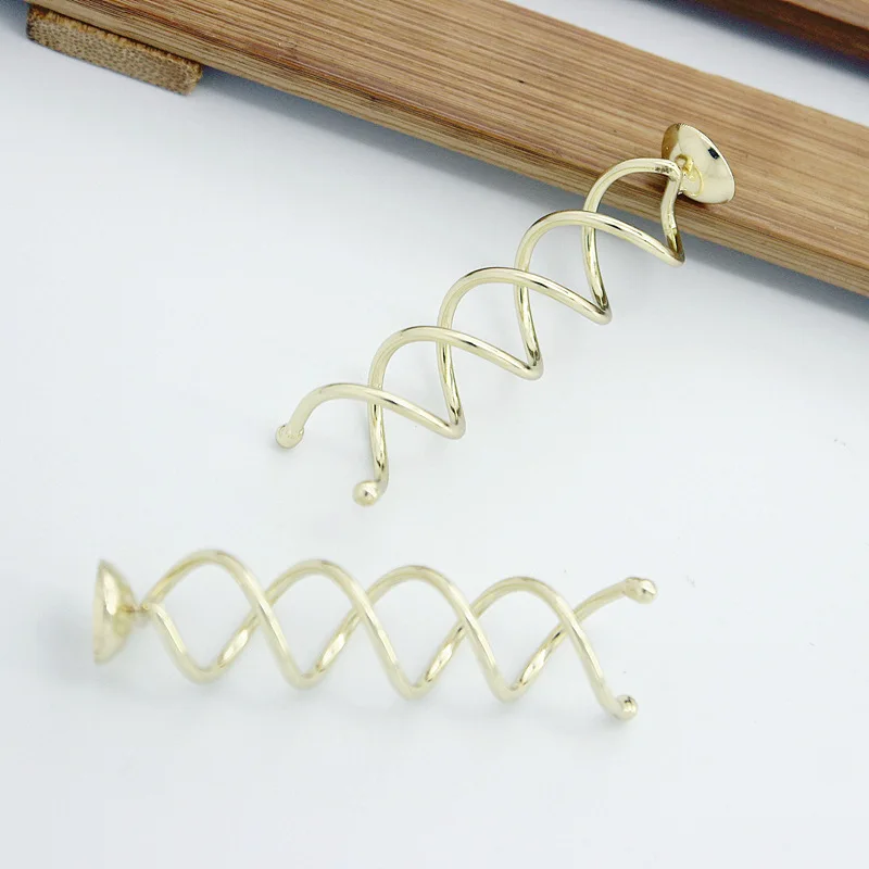 Женские заколки для волос 10 шт. невидимки укладки спиральные вращающиеся винты