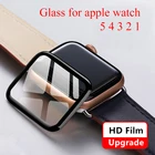 Защитная пленка для Apple Watch, чехол 44 мм 40 мм iWatch series 5 4 3 2 42 мм 38 мм 9D HD, мягкая пленка для apple watch, аксессуары 44