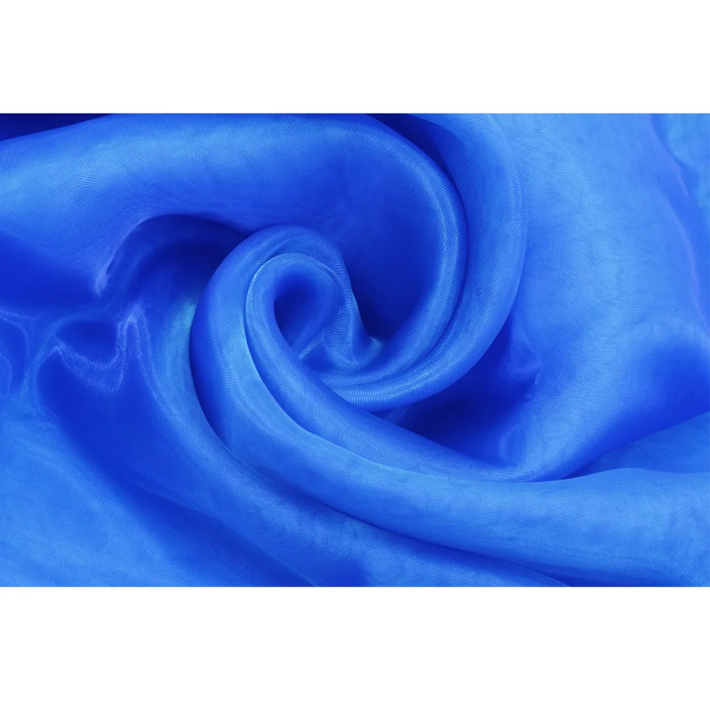 

50pcs pieces royal blue Organza Chair Sashes Bow Cover Banquet Free Shipping