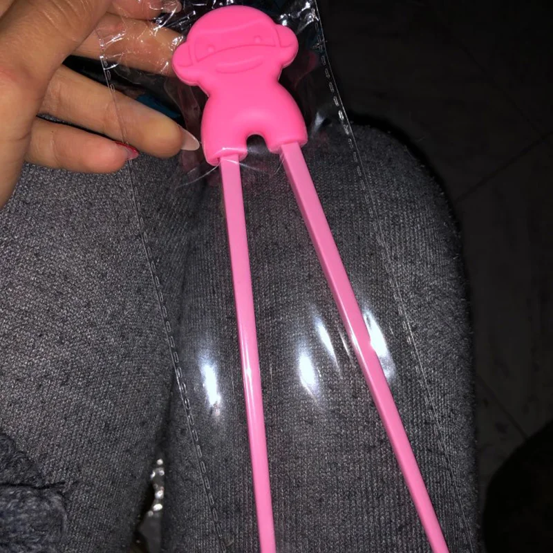 1 пара палочек для суши Детские Мультяшные палочки еды простота использования