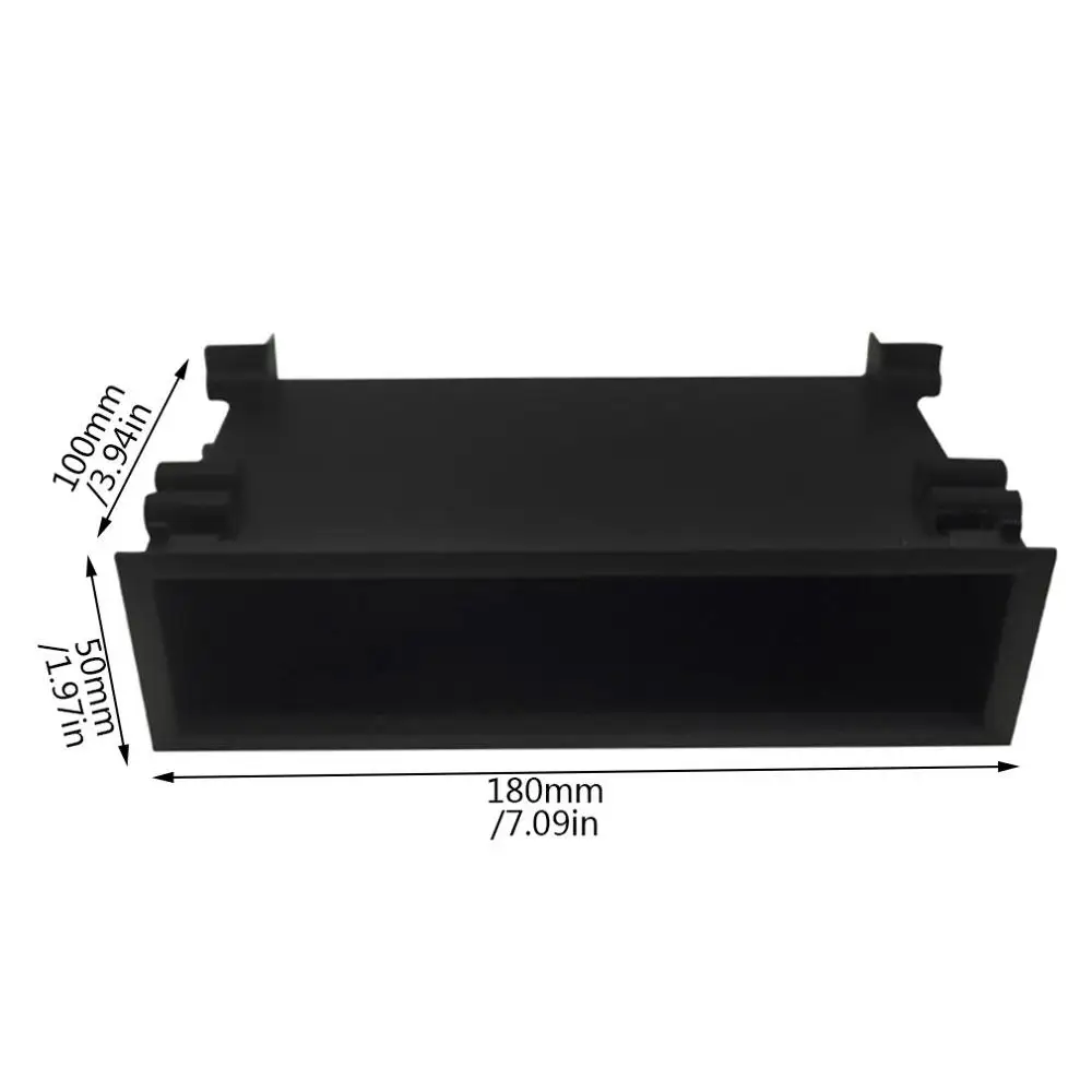 

Universal Trace Single Din CD Player/Pocket Storage Box Universal Car Stereo