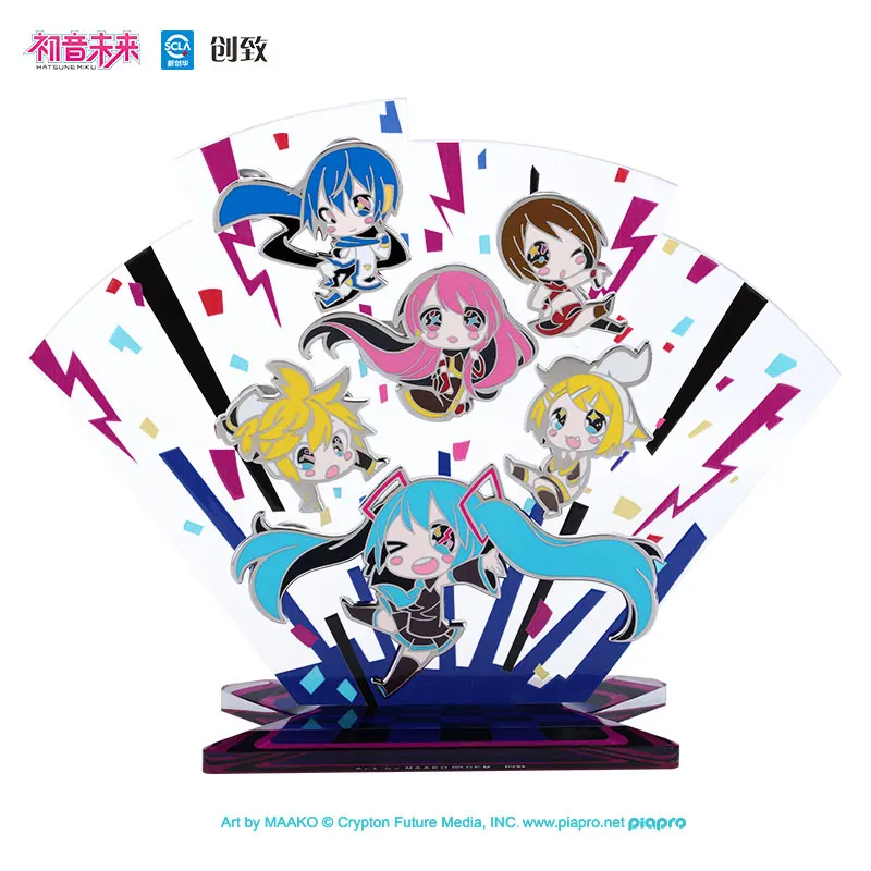 

Japanese Anime Badges Vocaloid Miku Kagamine Len Rin Megurine Luka 6pcs Pins Brooches Set Kit Jewelry Cosplay Props Gift Cards
