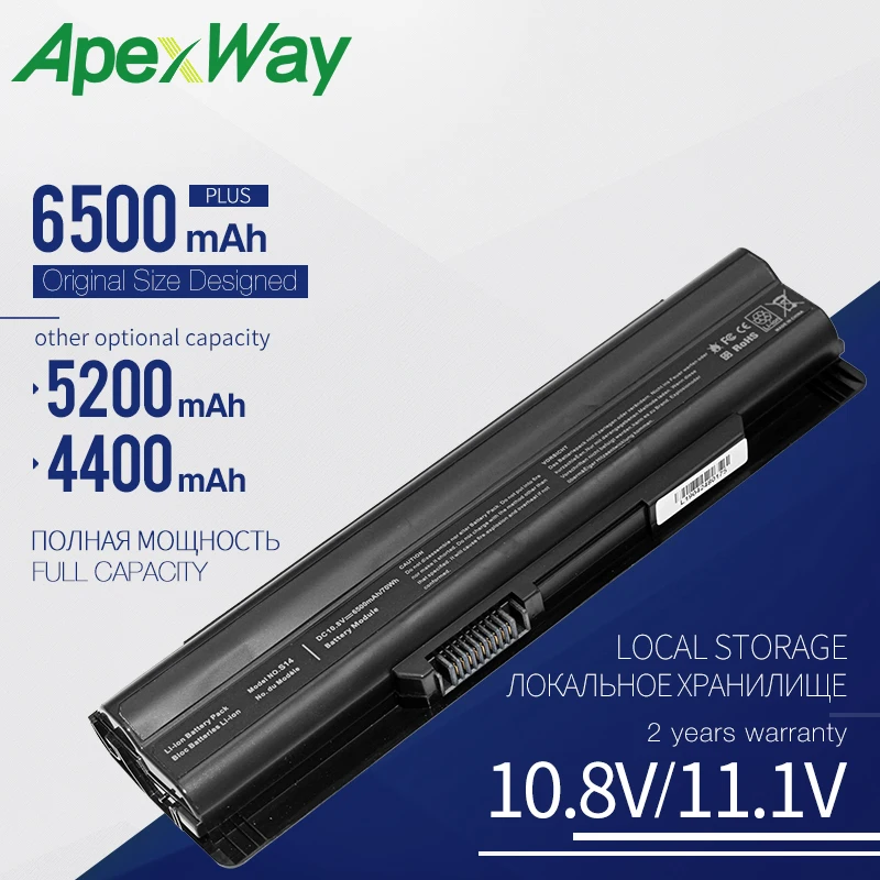 Apexway 6 ячеек ноутбук Батарея для MSI CR650 CX650 FR400 FR600 FR610 FR620 FR700 FX400 FX420 FX600 FX603 FX610 BTY-S14 BTY-S15