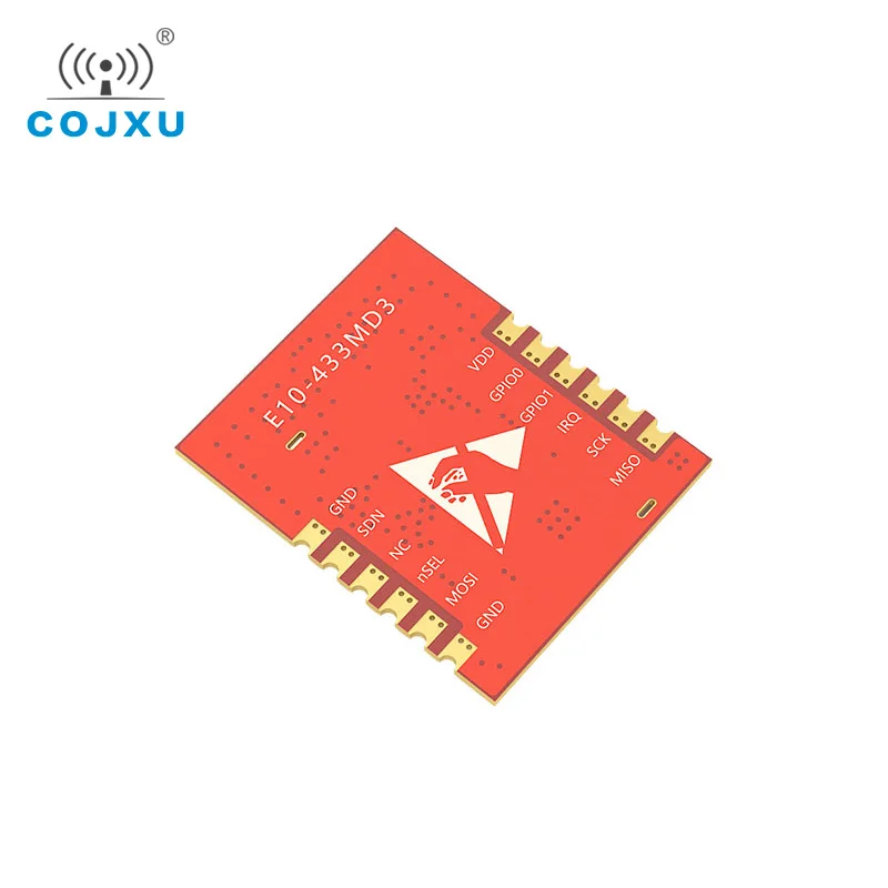 

Wireless rf Receiver SI4438 433MHz E10-433MD3 rf Transmitter Long Range Transceiver SPI 100mW Wireless Transmitter iot rf Module