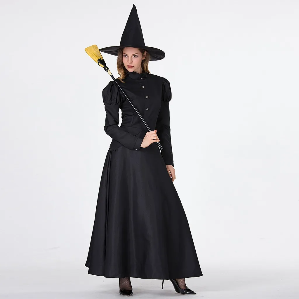 Хэллоуин викторианский костюм платье косплей костюмы модная одежда ведьмы