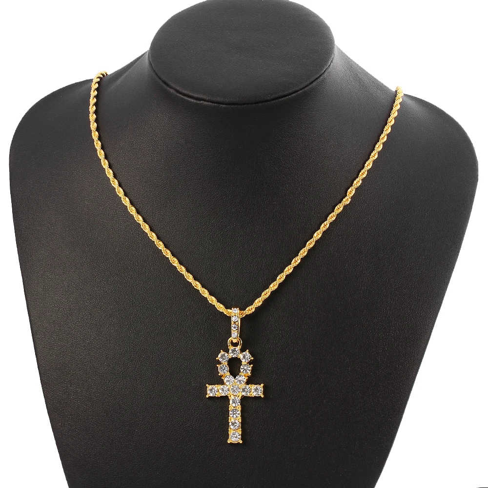 Хип хоп цепочка Ожерелье Рок Iced Out побрякушка золотые Серебристые цепи ожерелья