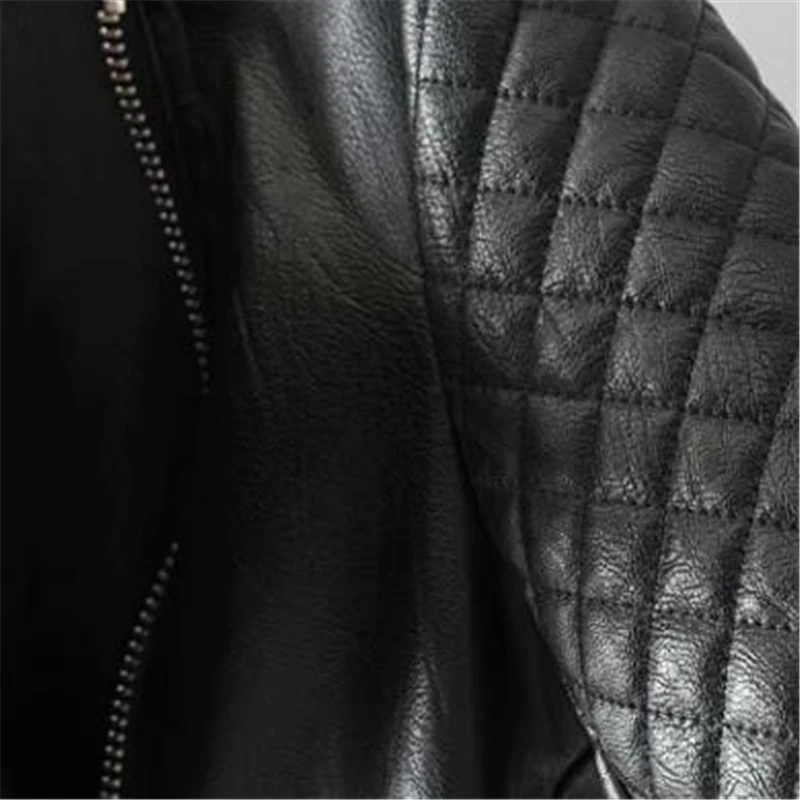 

Pu Leather Jacket Women Fashion Spring Motorcycle Coat Short Biker Soft Jackets Female Manteau Abrigo Veste