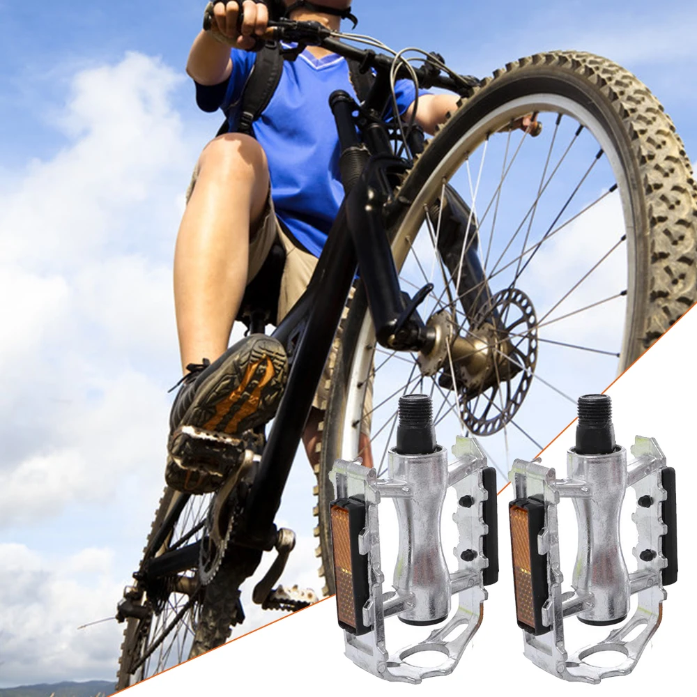 MTB BMX Mountain Bicycle Bike Aluminum Alloy Pedal Cycling Pedals Footrest Foot Shiny Luminous Gleamy | Спорт и развлечения