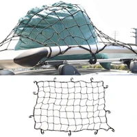 universal car trunk roof luggage storage cargo organiser nets 120x90cm elastic mesh net with hooks auto interior accessories