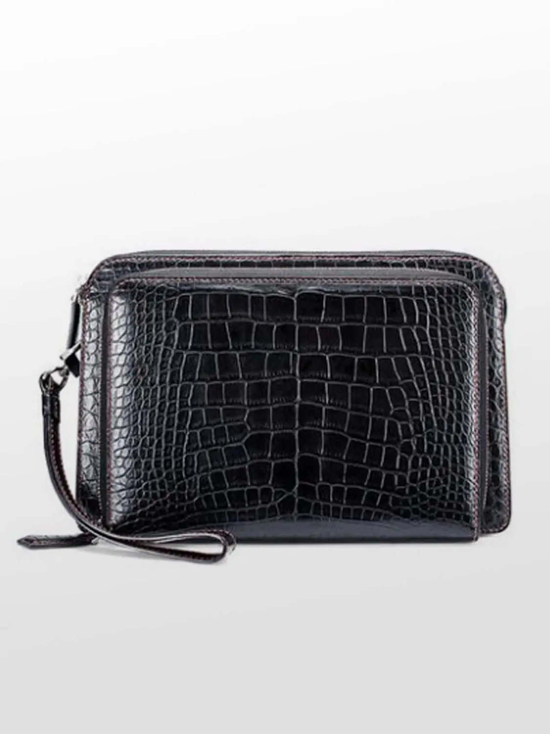 Мужской клатч gete из искусственной кожи крокодила светильник деловая сумка на