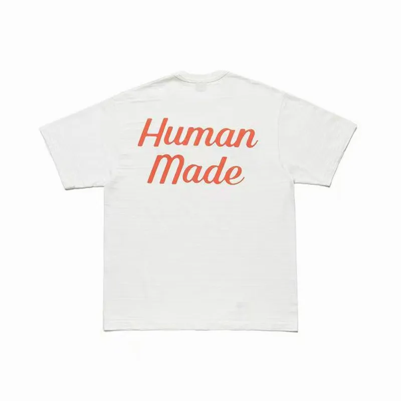 

Two Symmetrical ducks HUMAN MADE Letter Printing T shirt Men Women 1:1 High-quality T-shirt Fashion Casual Top Tees Summer Style