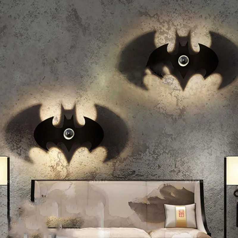 Бестеневой светодиодный настенный светильник детский Декор для спальни лампа в