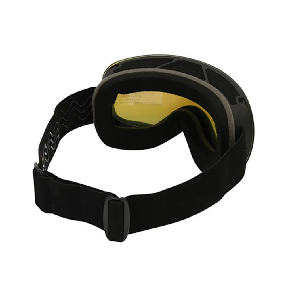 Универсальные лыжные очки зимние противотуманные спортивные 3-слойные губчатые