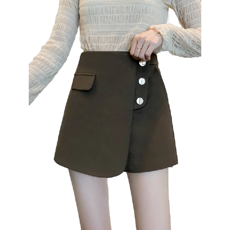 

New A Line Japanese Harajuku Autumn Winter Women Skirt High Waist Solid Female Korean Streetwear Elegant Long Skirts Plus Size