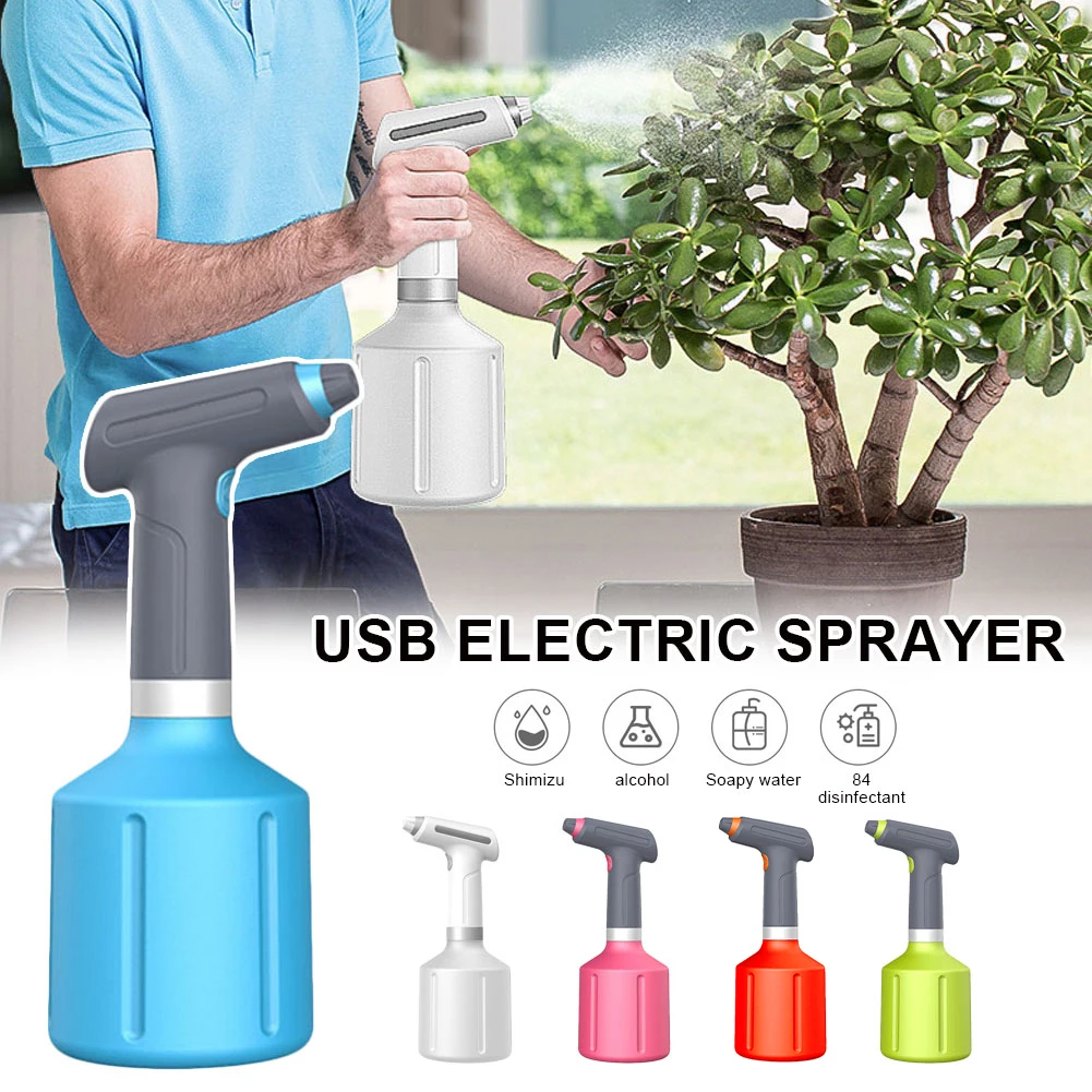 

Electric Watering Can Indoor Outdoor Handheld Electric Spray Bottle Plants Flower Spray Bottle Water Mist Sprayer Garden Tools