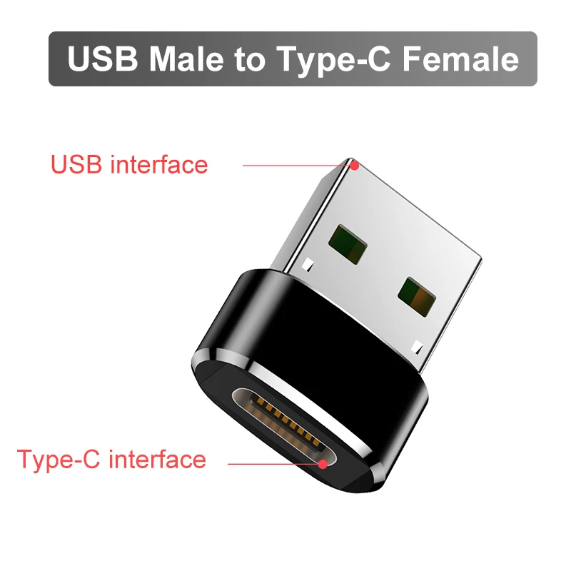 Oppselve usb type C OTG адаптер Женский USB на штекер type-C адаптер для Macbook Nexus 5X6 P Oneplus 3 2 зарядное устройство данных USB C кабель - Цвет: USB TO TYPE C FEMALE