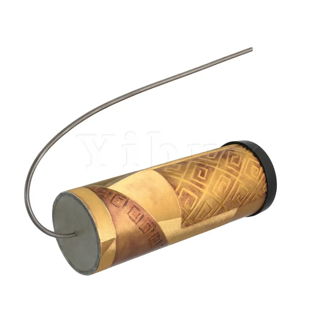 Yibuy желтый громовой звуковой барабан для детей музыкальная игрушка 80x215мм | Спорт