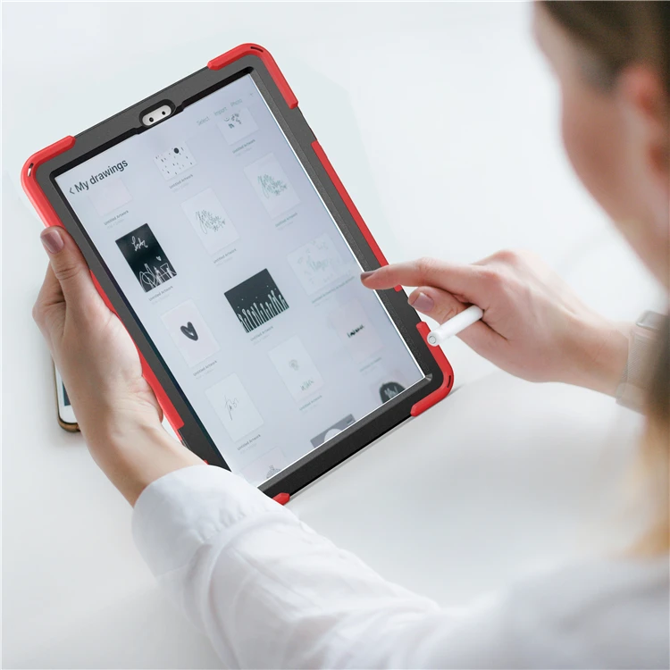 Чехол для samsung Galaxy Tab S6, 10,5,, SM-T860, T865, Прочный Гибридный чехол-подставка, Вращающаяся ручка, держатель для карандашей, противоударный, для детей