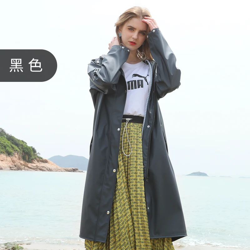 

Waterproof Nylon Raincoat Women Travel Yellow Ladies Hooded Raincoat Survival Lightweight Stylish Regenjacke Rain Gear KK60YY