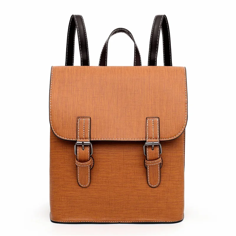 Винтажные рюкзаки для женщин Классическая школьная сумка девочек модная из