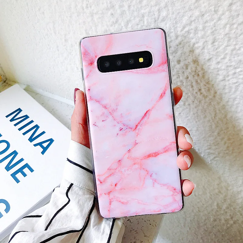 Матовый мрамор мягкий чехол для samsung Galaxy A50 A70 S7 край S8 S9 S10 плюс S10e 30 A20 A10 M10 A6 A9 A7 2018