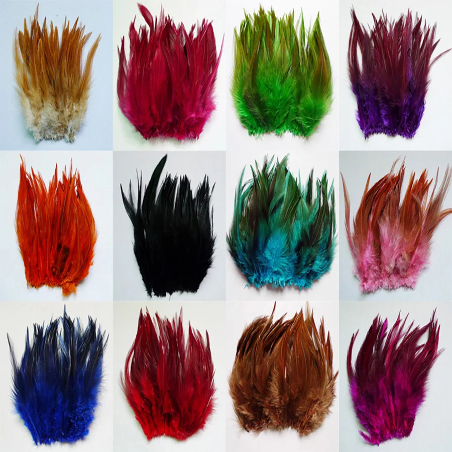 50Pcs 10-15cm Natural Pheasant Chicken Feather For DIY Crafts Rooster Plumas Jewelry Dreamcather Earring Accessories Decoration