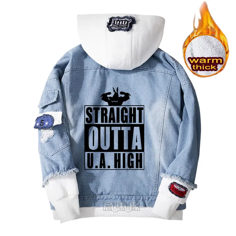 09 Boku No My Hero Academy hoodie Midoriya izku, пальто для косплея, джинсовая куртка для мужчин, зимняя женская джинсовая верхняя одежда, теплая толстовка - Цвет: 09