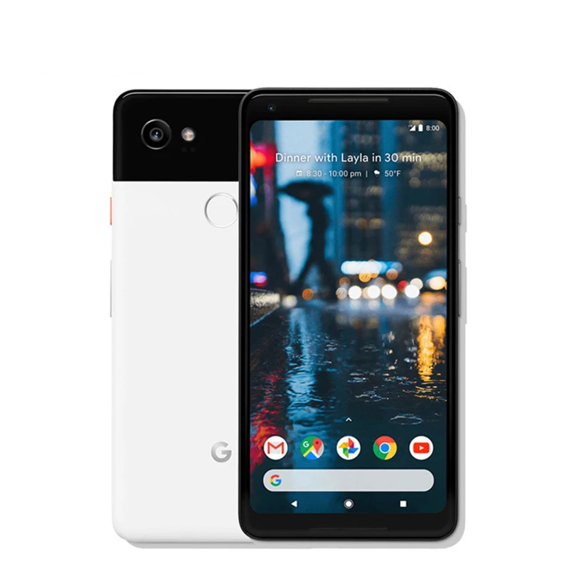 Original Unlocked Google Pixel 2 XL 6.0'' inch Octa Core Single sim 4G LTE Android cellphone 4GB RAM 64GB 128GB ROM smartphone |