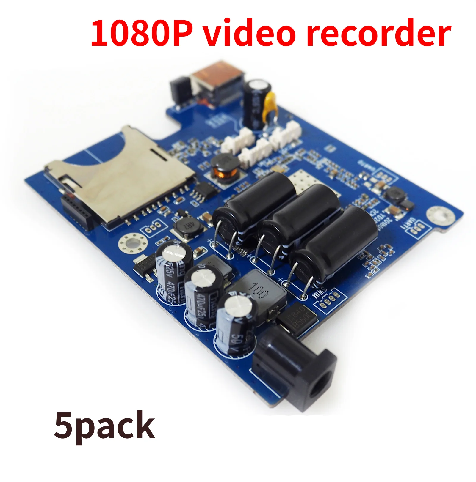 5 шт./упаковка автомобильный мини видеорегистратор 2 канала материнская плата BNC