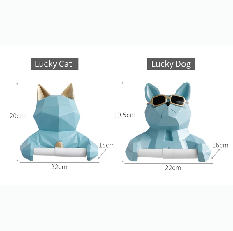 Креативная Статуэтка с головой животного подвесной держатель для салфеток