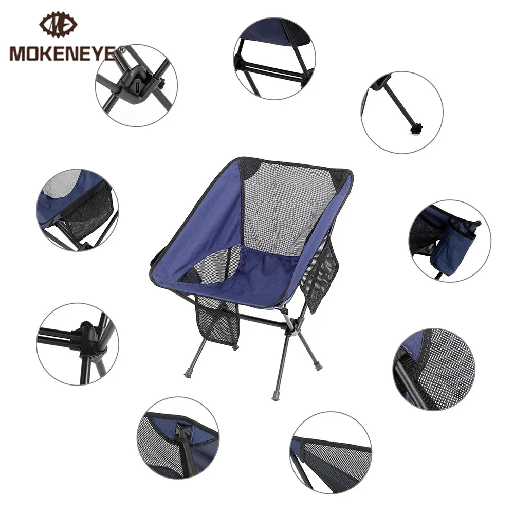 Fiyat Ultralight Ayrılabilir Taşınabilir Ay Oxford Kumaş Katlama Ekstra Uzun Açık Sandalye Kamp Balıkçılık Festivali Piknik Barbekü Plaj Koltuk
