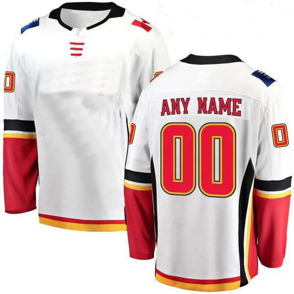 

Custom For Men America Ice Hockey Jersey Calgary Fans Stitch Jerseys TKACHUK GAUDREAU MONAHAN JAGR