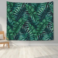 tropical tapestry wall hanging palm tree leaves tapestry vintage tapestry wall tapestry micro fiber peach home decor wall art