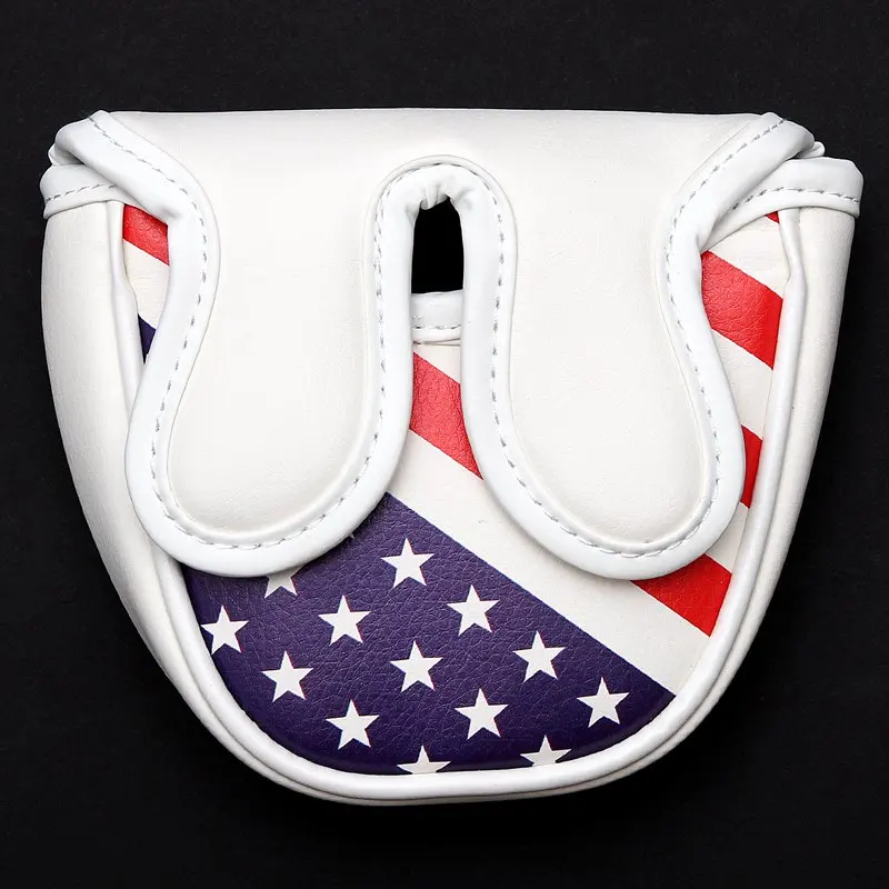 Колотушка для гольфа шлем Чехол короткой клюшки центра Вал клуб флaг сшa yзкиe