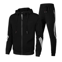 new mens sportswear suit bra chain sportswear mens autumn leisure hooded sweater hoodie 2 pieces pants jogging suit