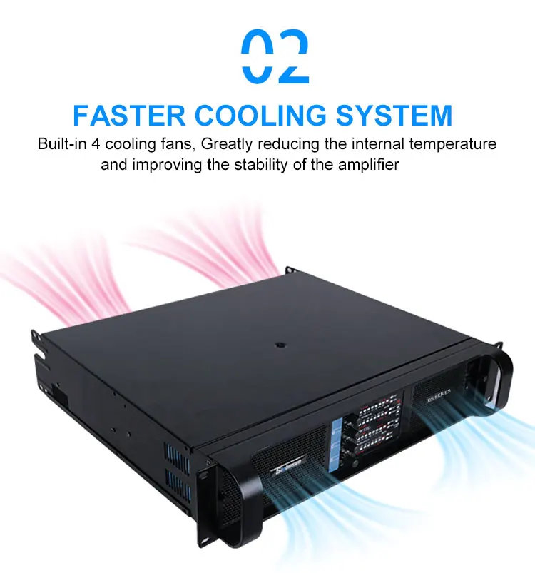 4ch x 1000 Вт динамик усилитель DS-10Q
