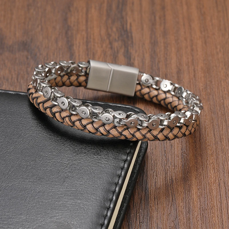 

TeHao Boho Jewelry Men Charm Bracelet Set Cuban Link Bracelet Luxury Charkra Bracelet Bangle For Women Stainless Stee Wholesale