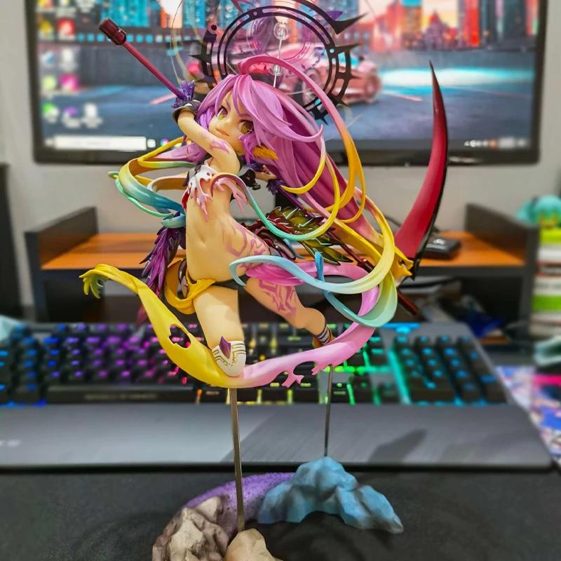 

Аниме No Game No Life ZERO Jibril War Ver. Экшн-фигурки из ПВХ, модели игрушек, коллекционная кукла, подарок