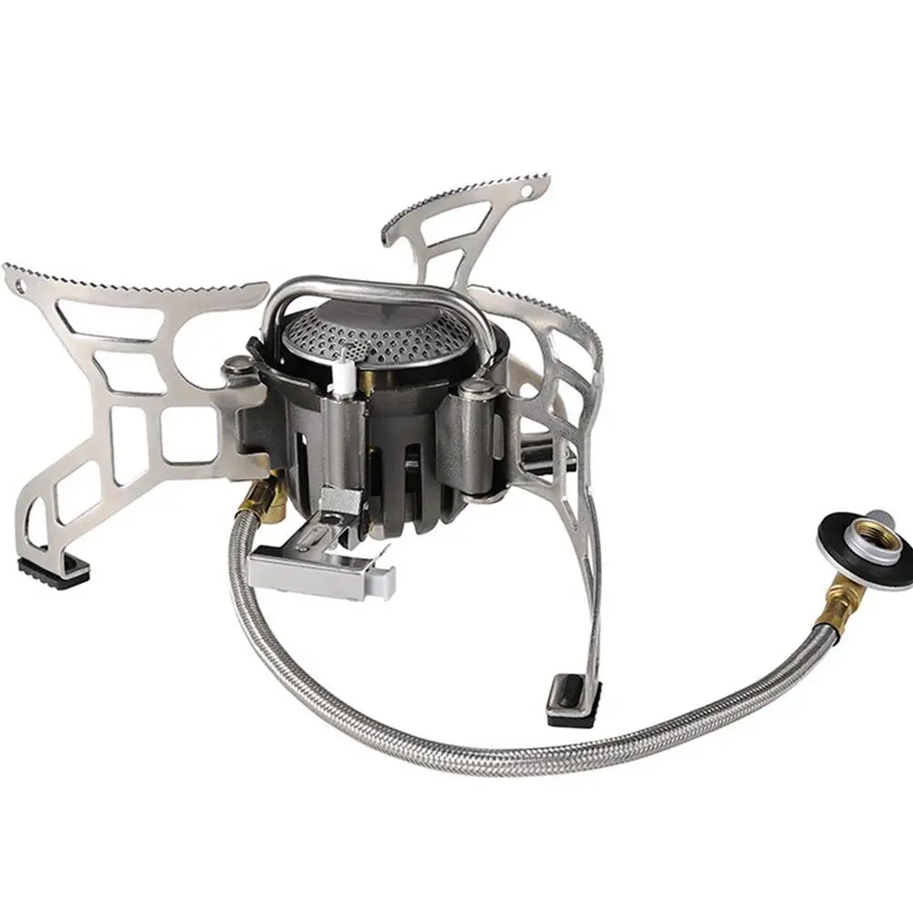 

Backpacking Stove 3500w Portable Outdoor Stove Stainless Steel Collapsible Camping Stove For Camping Hiking Backpack Outdoor Sil