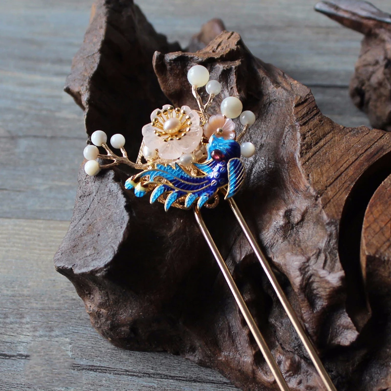 Оригинальные шпильки для волос ручной работы винтажные из искусственной кожи