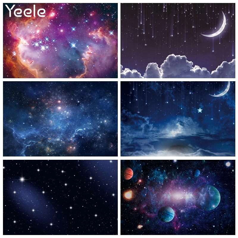 Yeele фон для фотосъемки с блестящим небо фотографирования новорожденных